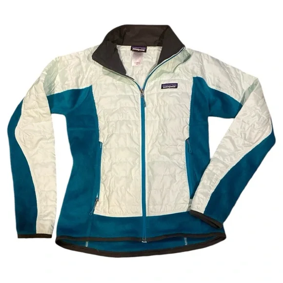 Patagonia packable Fleece hybrid nano puff gorpcore outdoor jacket woman M - Picture 9 of 9